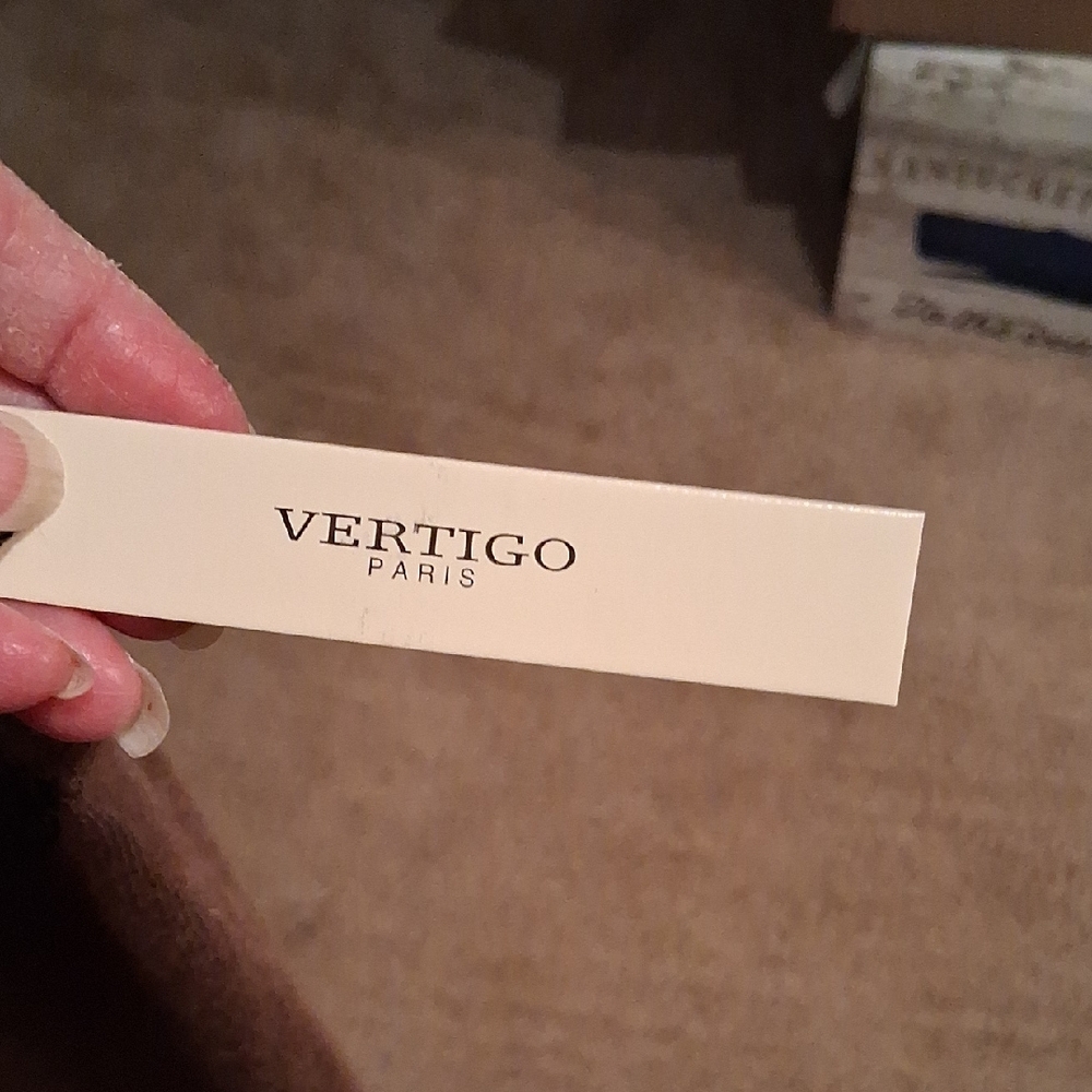 Vertigo Paris Taupe V-Neck Sleeveless Sweater - Picture 5 of 8